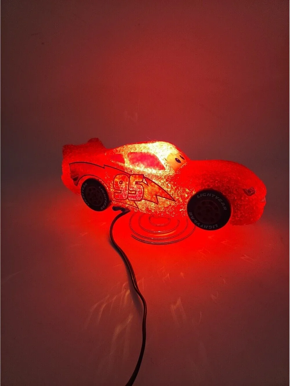Disney Pixar Cars Lightning McQueen Plug-In Night Light Lamp (U)